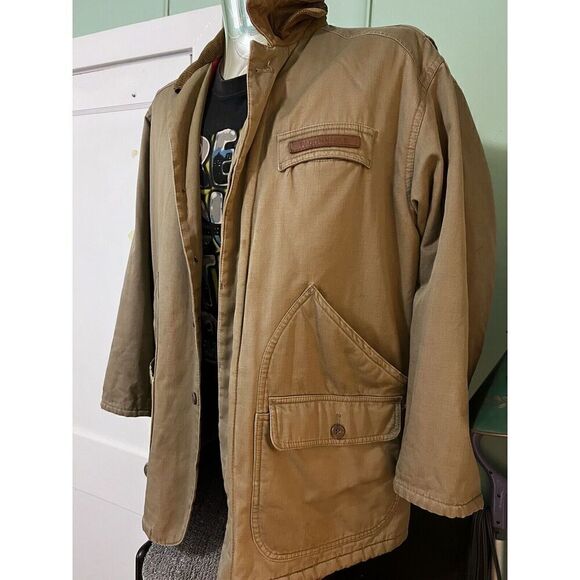 Vintage Faconnable Albert Goldberg Mens Medium Hunting Coat Back Game Pocket - Picture 2 of 9